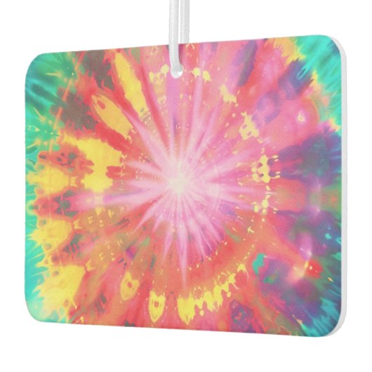 Lebhafte Krawatte-Dye #1 Autolufterfrischer (Links)