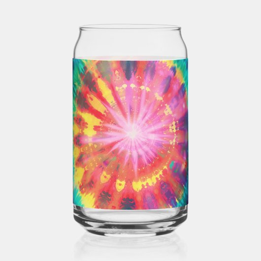 Lebhafte Krawatte-Dye #1 Dosenglas (Rückseite)