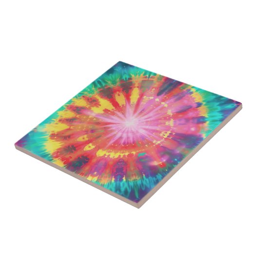 Lebhafte Krawatte-Dye #1 Fliese (Seite)