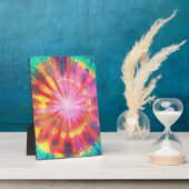 Lebhafte Krawatte-Dye #1 Fotoplatte (Seite)