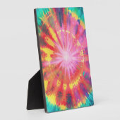 Lebhafte Krawatte-Dye #1 Fotoplatte (Seite)