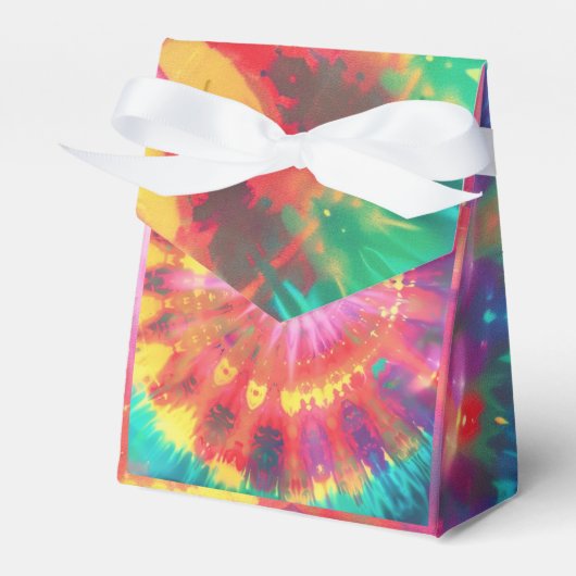 Lebhafte Krawatte-Dye #1 Geschenkschachtel (Vorderseite)