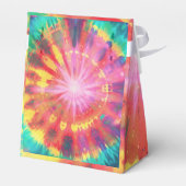 Lebhafte Krawatte-Dye #1 Geschenkschachtel (Rückseite)