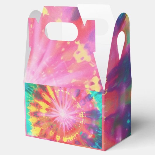 Lebhafte Krawatte-Dye #1 Geschenkschachtel (Geöffnet)