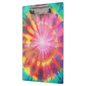 Lebhafte Krawatte-Dye #1 Klemmbrett (Links)