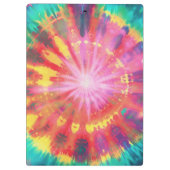 Lebhafte Krawatte-Dye #1 Klemmbrett (Rückseite)