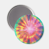 Lebhafte Krawatte-Dye #1 Magnet (Vorderseite/Rückseite)