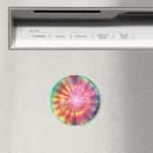 Lebhafte Krawatte-Dye #1 Magnet (In Situ (Geschirrspüler))