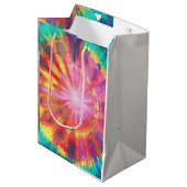 Lebhafte Krawatte-Dye #1 Mittlere Geschenktüte (Vorderseite Schrägansicht)