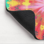 Lebhafte Krawatte-Dye #1 Mousepad (Ecke)