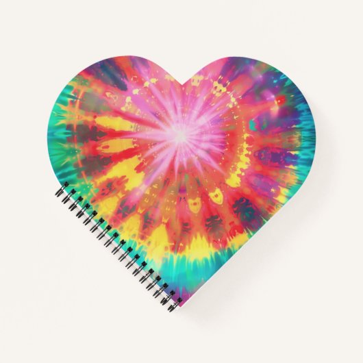 Lebhafte Krawatte-Dye #1 Notizblock (Vorderseite)