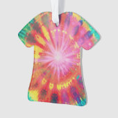 Lebhafte Krawatte-Dye #1 Ornament (Vorderseite)