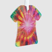 Lebhafte Krawatte-Dye #1 Ornament (Vorderseite)