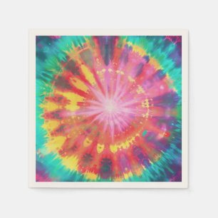 Lebhafte Krawatte-Dye #1 Serviette