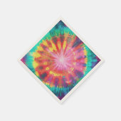 Lebhafte Krawatte-Dye #1 Serviette (Ecke)