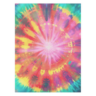 Lebhafte Krawatte-Dye #1 Tischdecke
