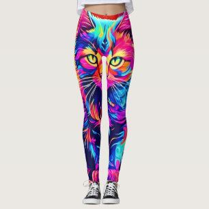 Lebhafte Küche: Schönes Neon Artwork Leggings