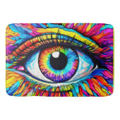 Lebhafte Kunst am Auge Badematte (Vorderseite)