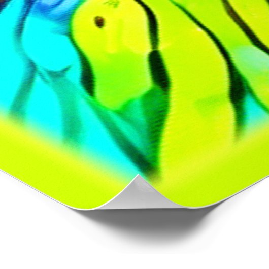 Lebhafte Kunst am Auge Poster (Ecke)