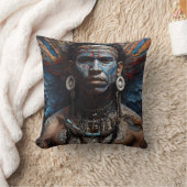 Lebhafte Kunst der Stammesfusion Kissen (Decke)