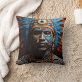 Lebhafte Kunst der Stammesfusion Kissen (Decke)