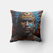 Lebhafte Kunst der Stammesfusion Kissen (Rückseite)