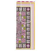 Lebhafte Kunst Geschenktüte Für Weinflaschen (Vorderseite)