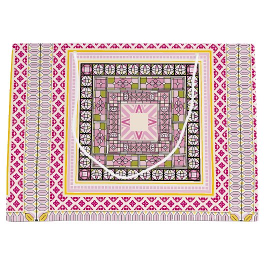 Lebhafte Kunst Große Geschenktüte (Vorderseite)