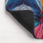 Lebhafte Kunst im Kobra-Stil Mousepad (Ecke)