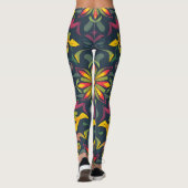 Lebhafte künstlerische Leggings Elegante Digitaldr (Rückseite)