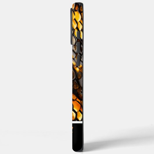 Lebhafte, kunstvolle Schlangenmuster Case-Mate iPhone Hülle (Rückseite / Links)