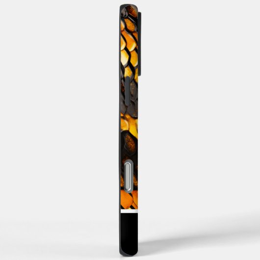 Lebhafte, kunstvolle Schlangenmuster Case-Mate iPhone Hülle (Rückseite / Rechts)