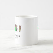 Lebhafte kurze Geschichte Kaffeetasse (Mittel)