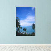 Lebhafte Küstenlinie Leinwanddruck (Insitu (Holzboden))