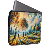 Lebhafte Landschaft Laptopschutzhülle (Vorne Rechts)