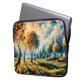 Lebhafte Landschaft Laptopschutzhülle (Vorderseite Links)