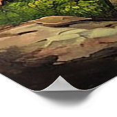 Lebhafte Landschaft Poster (Ecke)