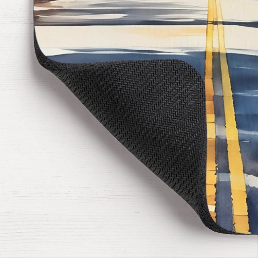 Lebhafte landschaftliche Landschaft Mousepad (Ecke)