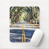 Lebhafte landschaftliche Landschaft Mousepad (Mit Mouse)