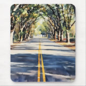 Lebhafte landschaftliche Landschaft Mousepad (Vorne)