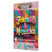 "Lebhafte Lebenserfahrungen" Klemmbrett (Links)