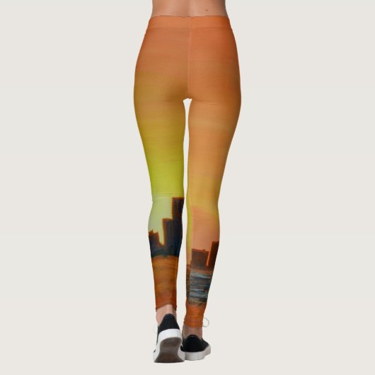 Lebhafte Leggings (Rückseite)