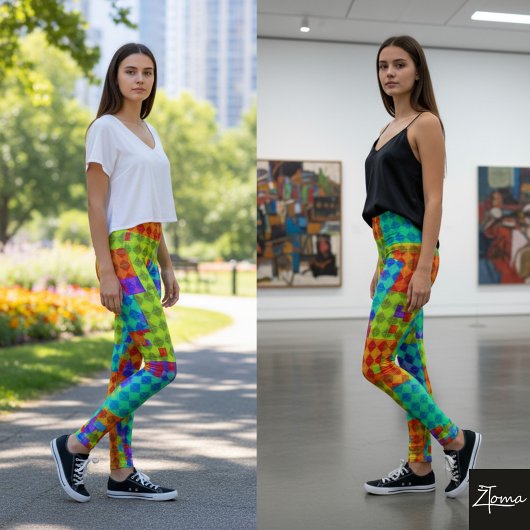 Lebhafte Leggings