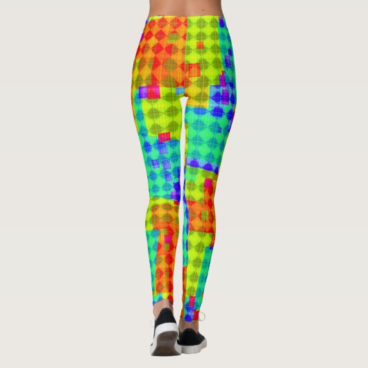 Lebhafte Leggings (Rückseite)