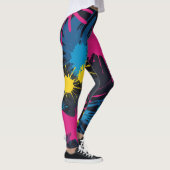 Lebhafte Leggings für Farbspritzen (Rechts)