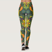 Lebhafte Leggings nahtloser Muster - Bio Digita (Rückseite)