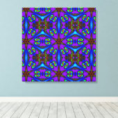 Lebhafte Leinwand der digitalen Kaleidoskope-Kunst (Insitu (Holzboden))