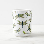 Lebhafte Libellen-Tasse Kaffeetasse (Mittel)