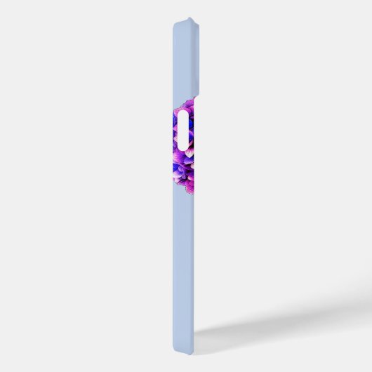 Lebhafte Lila Blaupink-Hydrangea Case-Mate iPhone Hülle (Rückseite / Rechts)