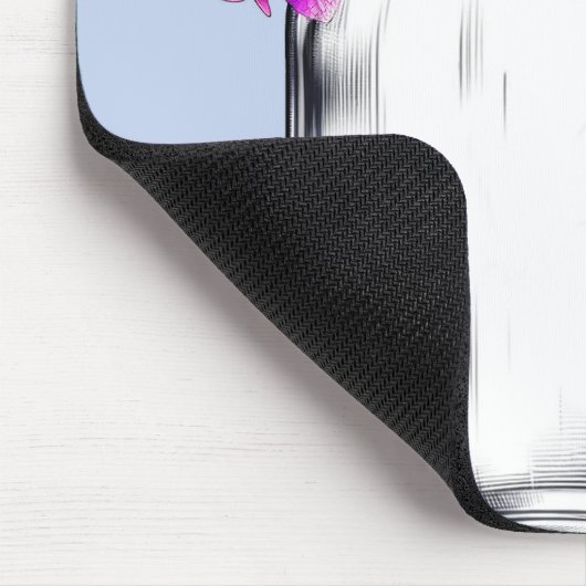 Lebhafte Lila Blaupink-Hydrangea Mousepad (Ecke)